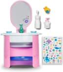 BABY BORN Puppenwaschtisch Rosa mit Wasserpumpe Bild 1