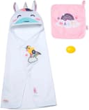 Baby Born Puppen Accessoires-Set Kapuzenhandtuch Set Weiß/Rosa Bild 2