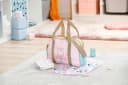 Baby Born Puppen Wickeltasche Blumen Rosa Bild 1