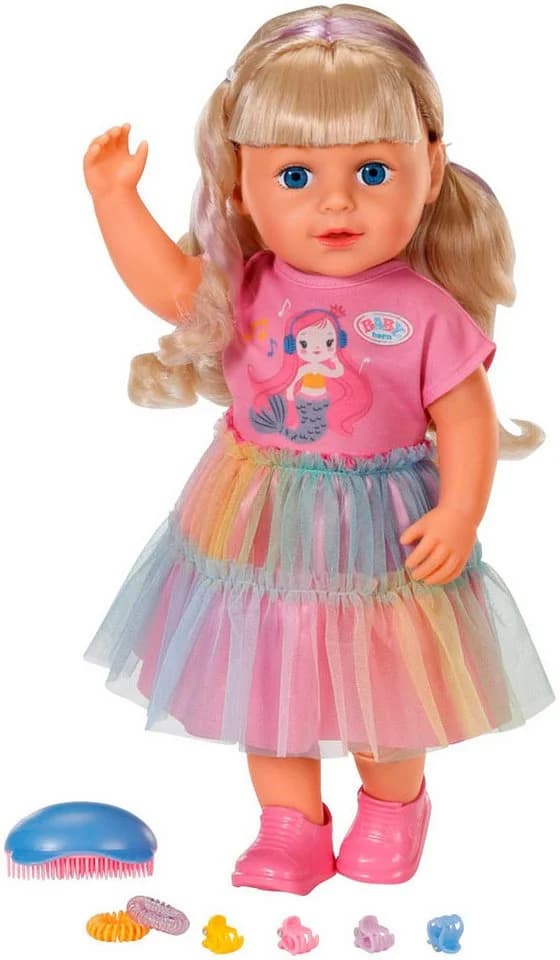 BABY BORN Babypuppe Carla 43 cm Rosa mit Styling-Zubehör - Bild 2