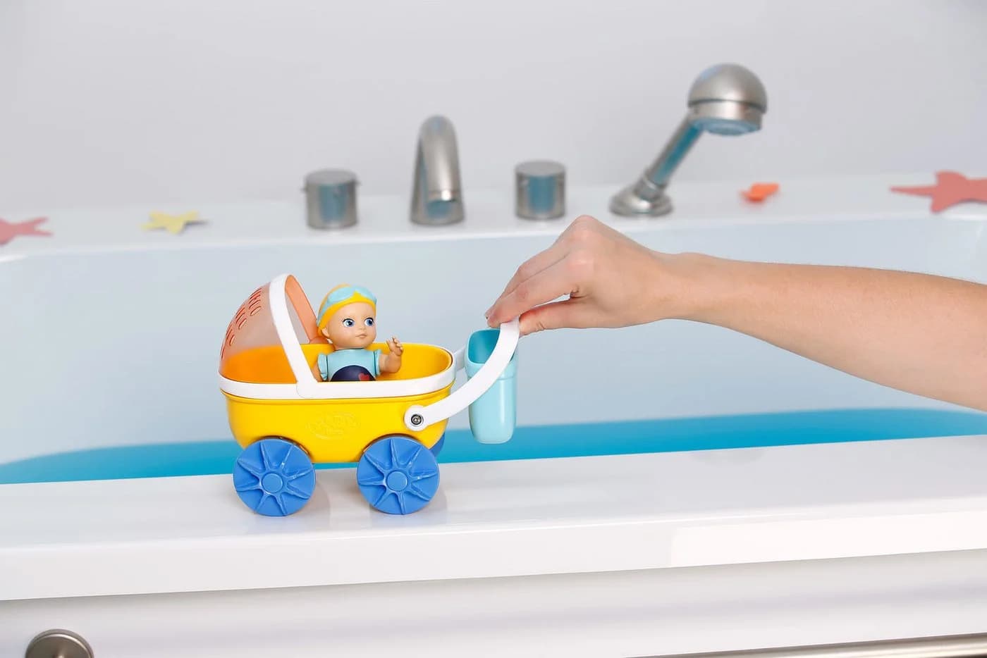 BABY BORN Splish Splash Kinderwagen mit Emma Bunt Badespielzeug - Bild 4