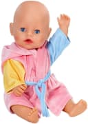 Baby Born Puppenkleidung Bademantel Rosa Blau Orange 43 cm Bild 1
