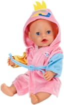 Baby Born Puppenkleidung Bademantel Rosa Blau Orange 43 cm Bild 3