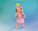 Baby Born Puppenkleidung Bademantel Rosa Blau Orange 43 cm Bild 5
