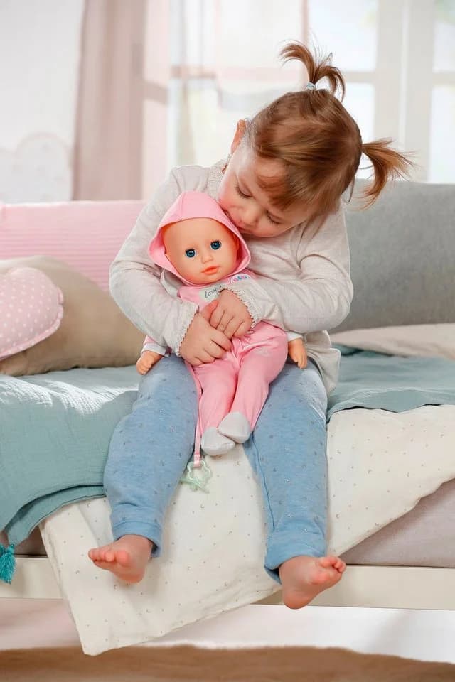 BABY BORN Babypuppe Hannah Spiel mit mir 36 cm Rosa Interaktiv - Bild 3