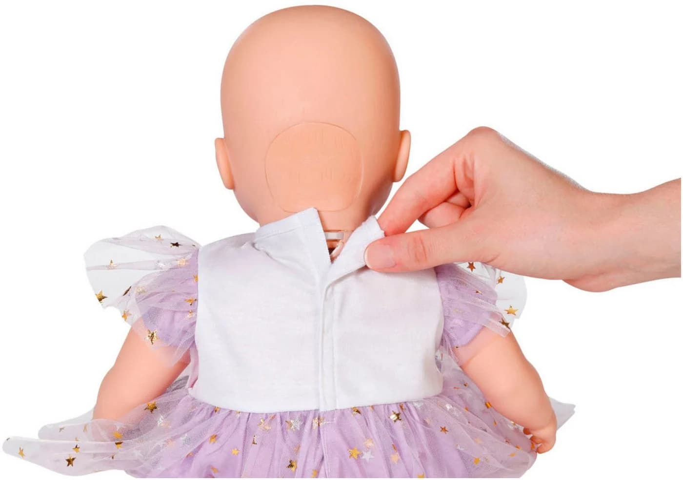 Baby Born Puppenkleidung Lila Tutu Kleid mit Sternen