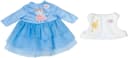 Baby Born Puppenkleidung Winterkleid 36 cm Set Blau Bild 2