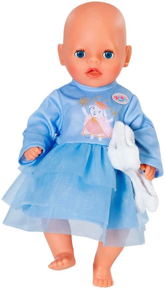 Baby Born Puppenkleidung Winterkleid 36 cm Set Blau - Bild 3