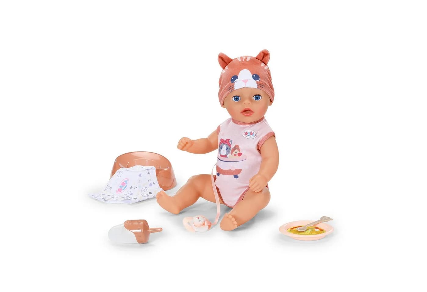 Baby Born Babypuppe Lena Katze 36 cm Beige - Bild 2