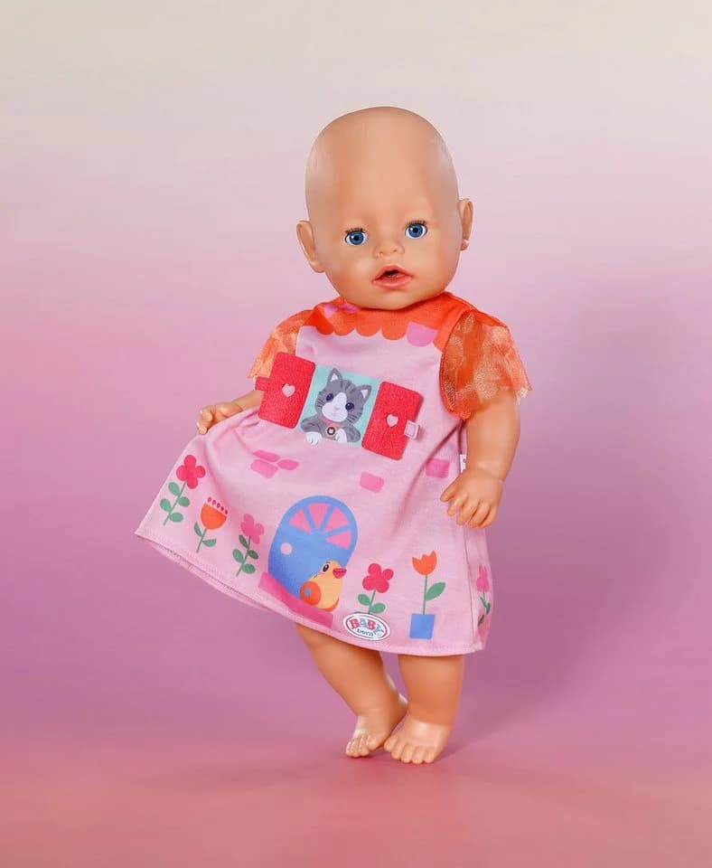 Baby Born Puppenkleidung Kleid Haus 43cm Bunt