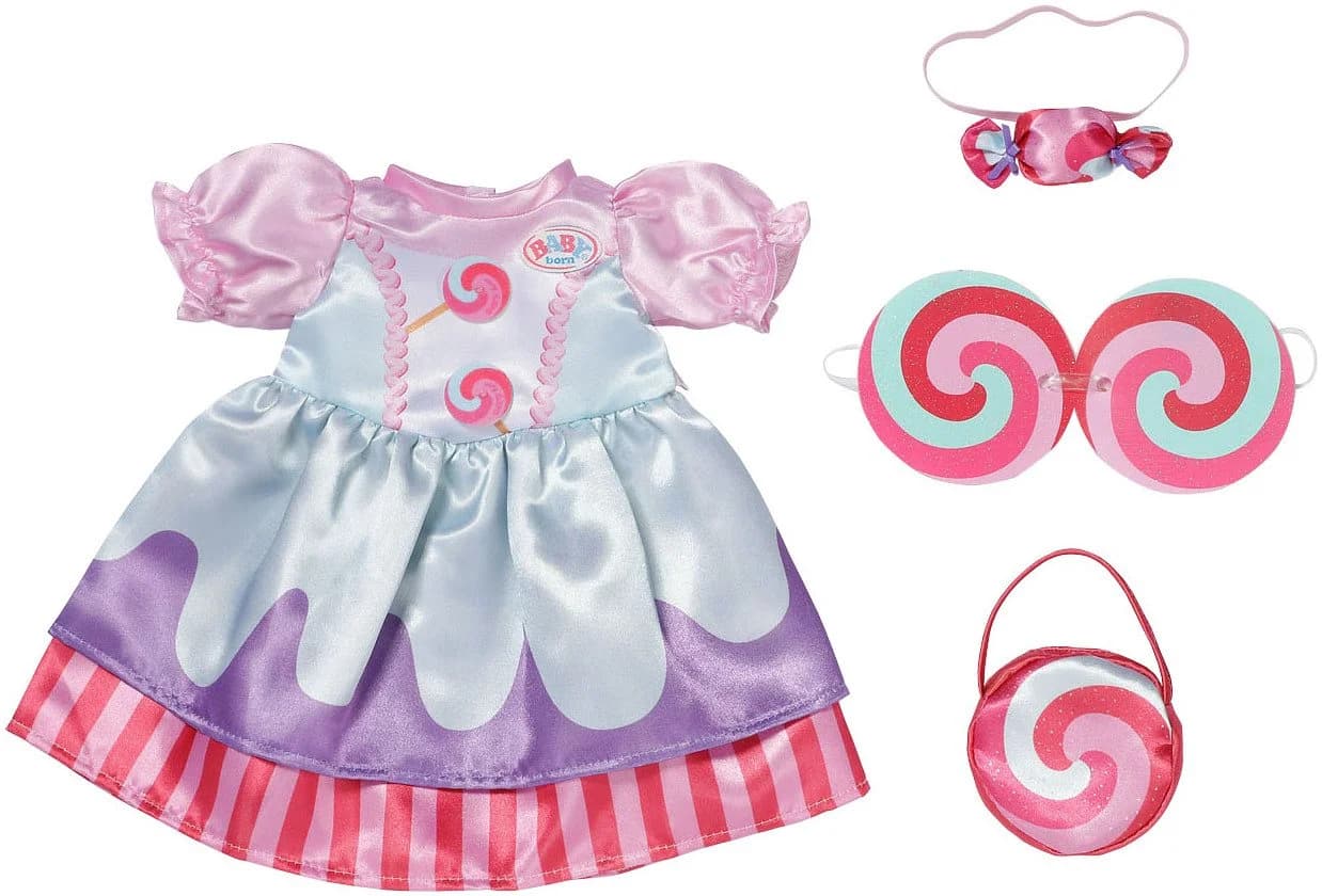 Baby Born Puppenkleidung Bonbon-Outfit Bunt 43cm - Bild 2