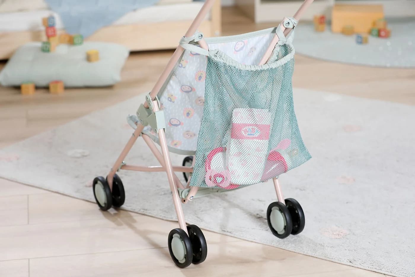 Baby Born Puppenbuggy Dschungel mit Einkaufsnetz - Bild 3
