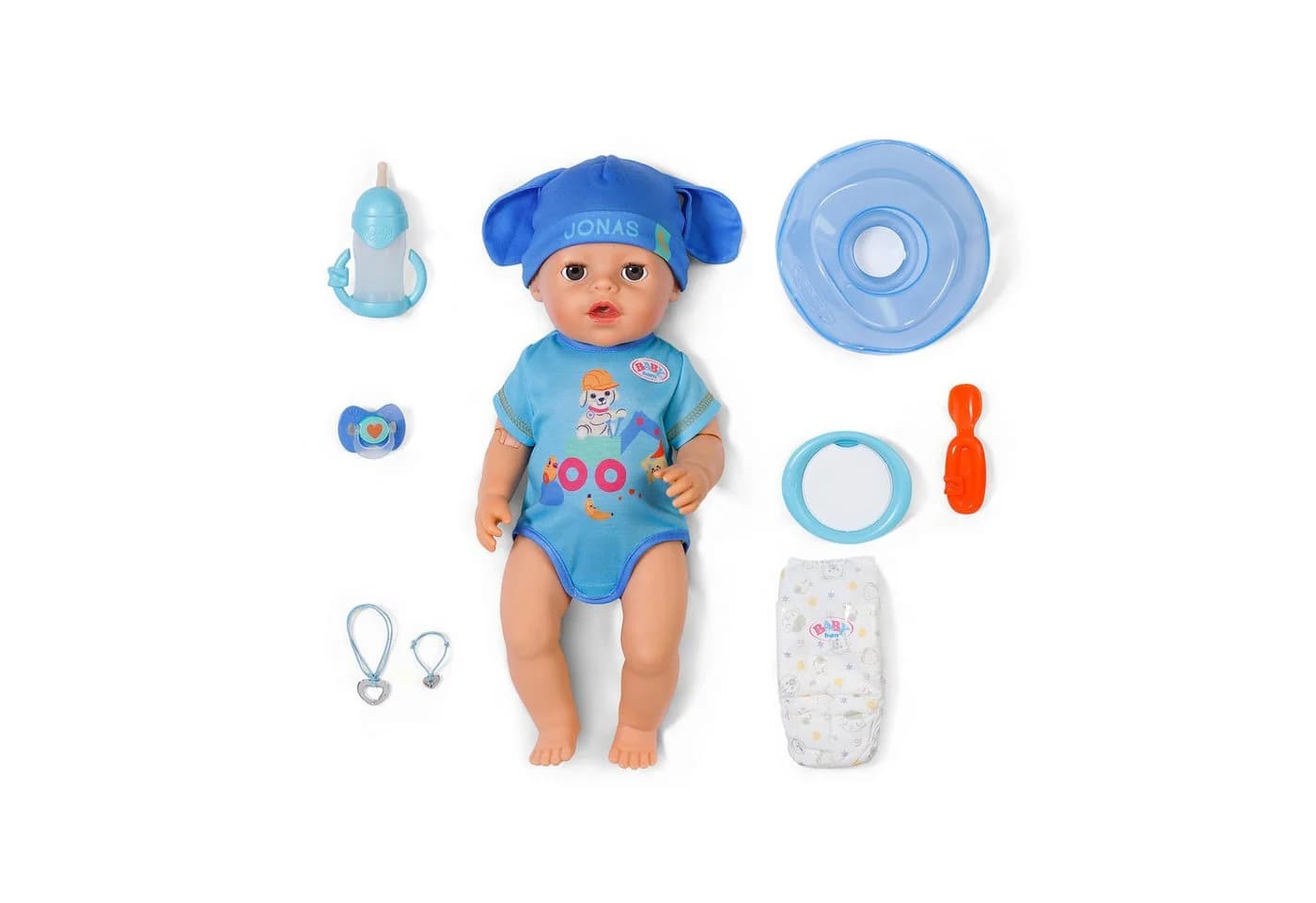 Baby Born Babypuppe Jonas Click & Play 43cm Blau - Bild 5