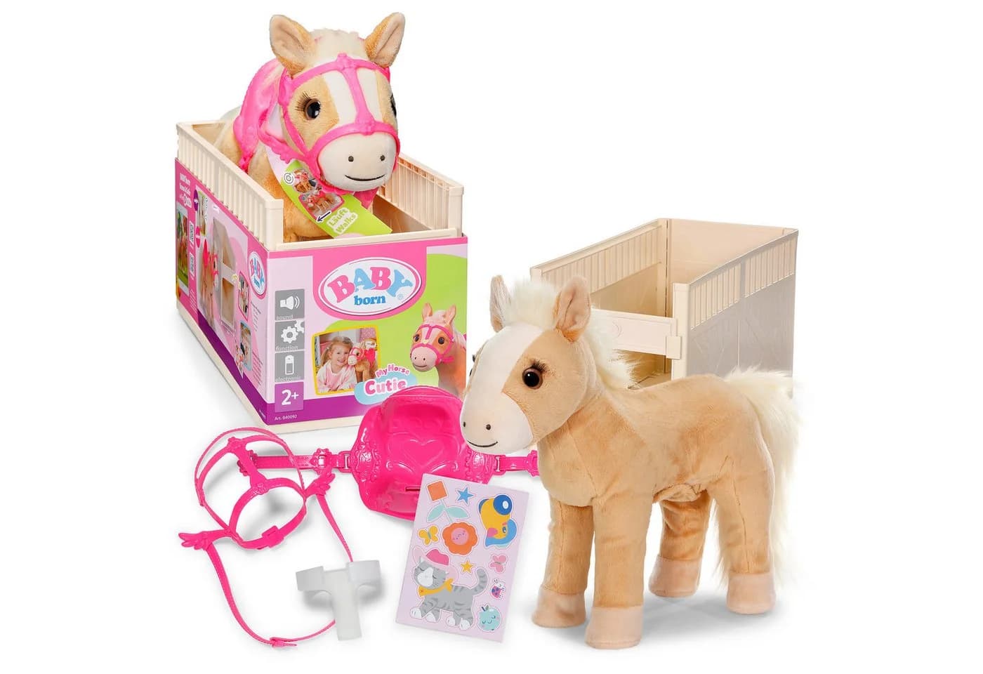 Baby Born Plüschfigur Mein Pferd Cutie mit Box beige - Bild 2