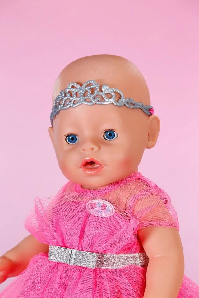 Baby Born Prinzessinnen-Outfit Rosa mit Tiara und Schuhen - Bild 3