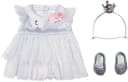 Baby Born Puppenkleidung Ballerina-Outfit Weiß Silber 43cm Bild 2