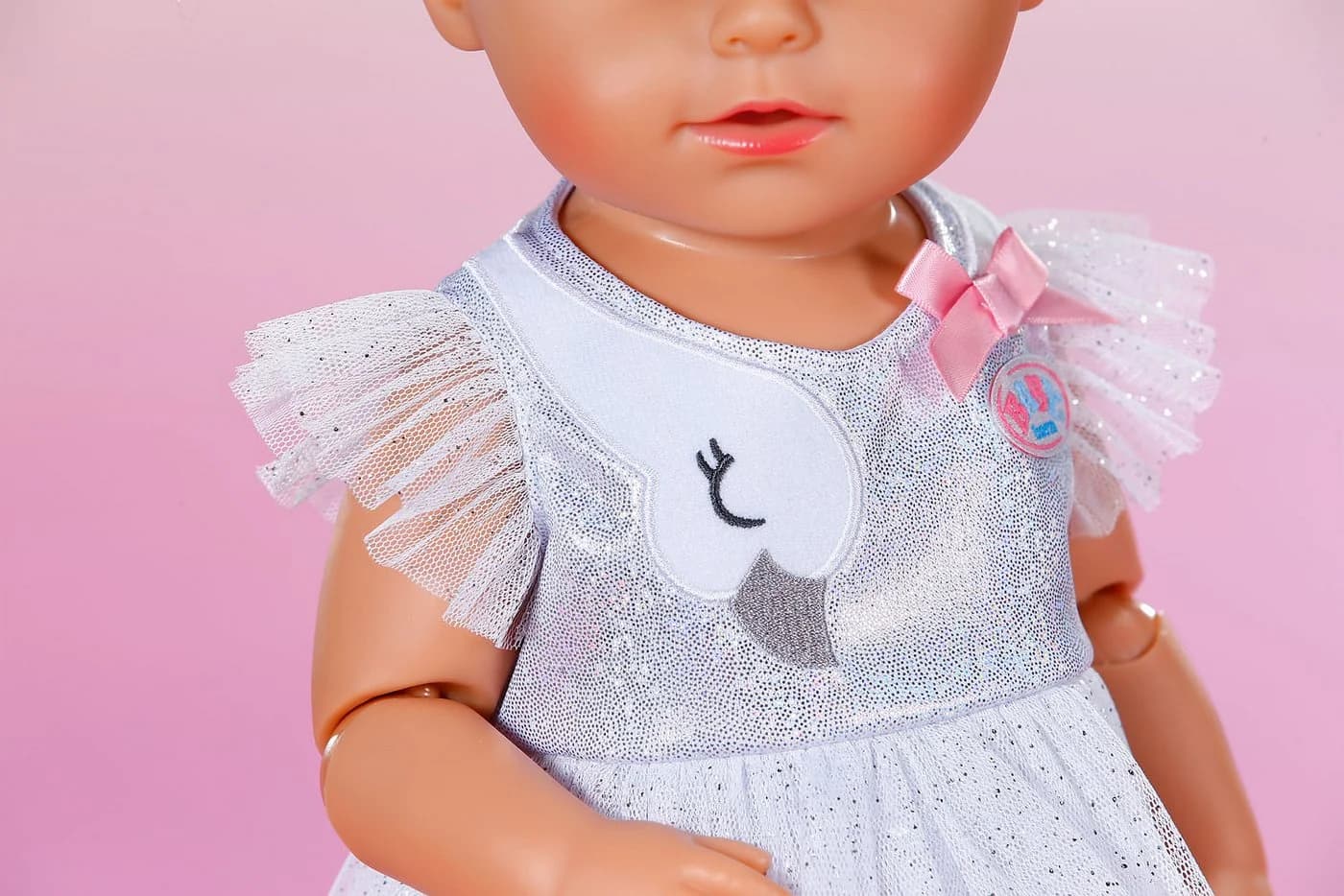 Baby Born Puppenkleidung Ballerina-Outfit Weiß Silber 43cm - Bild 4