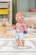 Baby Born Puppenkleidung Fahrrad-Outfit 43cm Bunt Bild 3