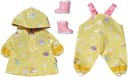 Baby Born Puppenkleidung Regen-Outfit 43cm Gelb Rosa Bild 2