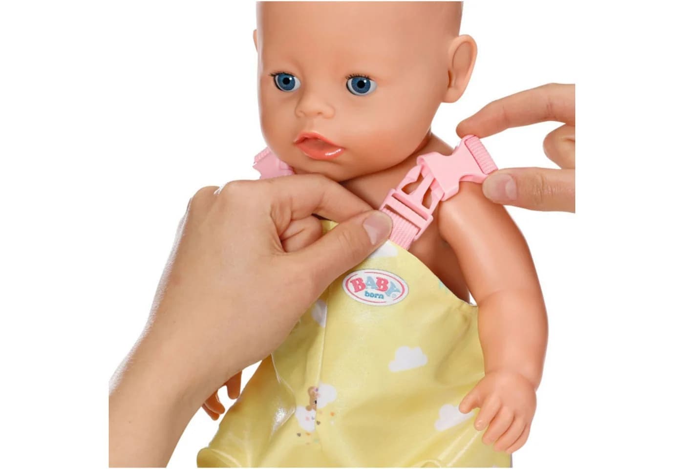 Baby Born Puppenkleidung Regen-Outfit 43cm Gelb Rosa - Bild 5