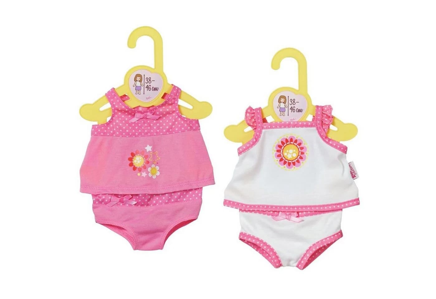 Zapf Creation® Puppenkleidung 870235 Dolly Moda Unterwäsche Pink/Weiß für Puppen 38-46 cm - Bild 2