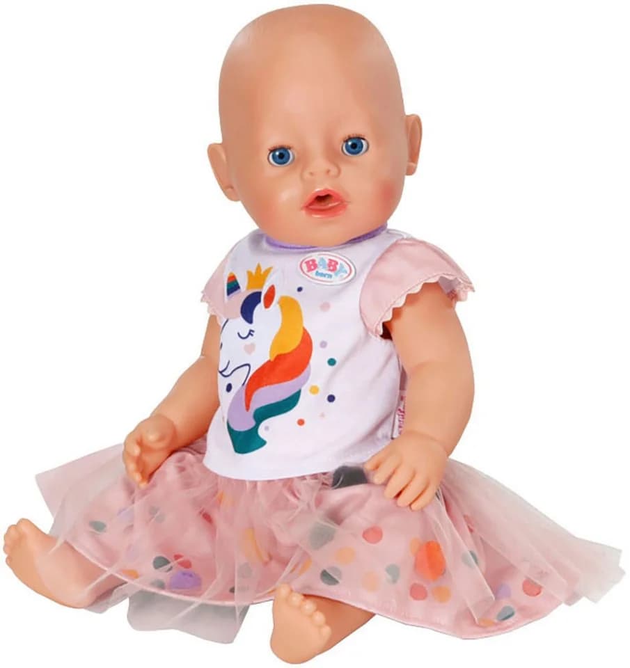 Baby Born Puppenkleidung Einhornkleid mit Tutu 43 cm