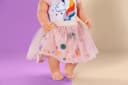 Baby Born Puppenkleidung Einhornkleid mit Tutu 43 cm Bild 5