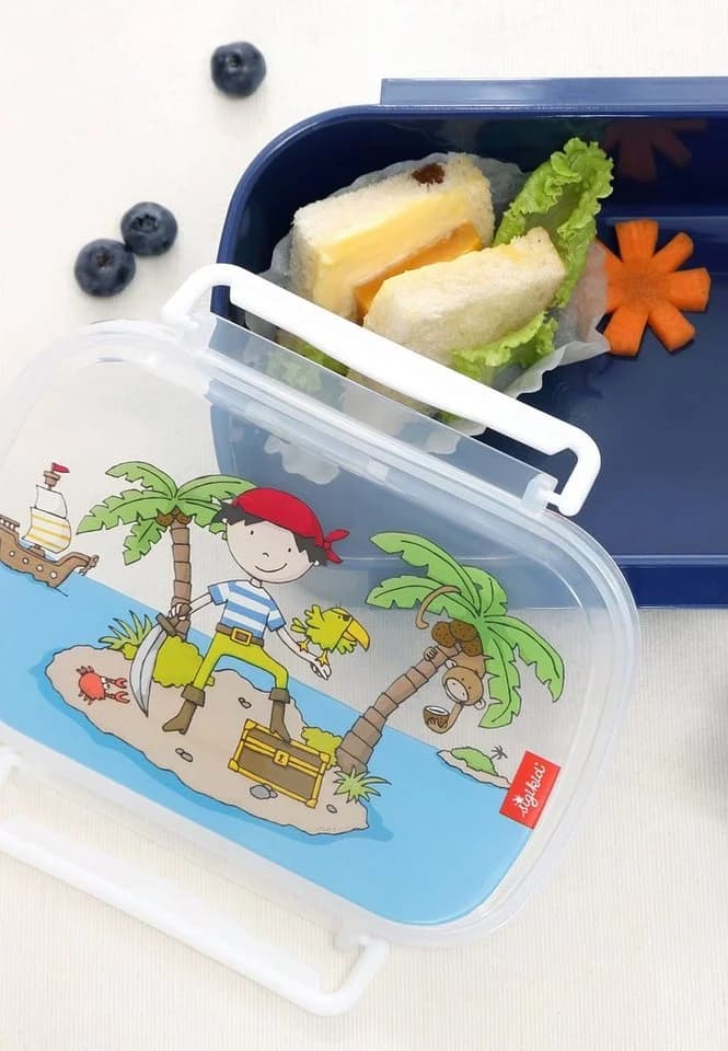 Sigikid Lunchbox Brotdose mit Rohkostschälchen Blau - Bild 3