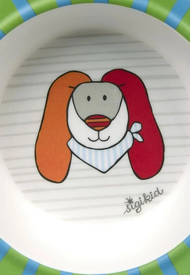 Sigikid Kinderschüssel Ringel Dingel Hase 100% rPET Silikonring