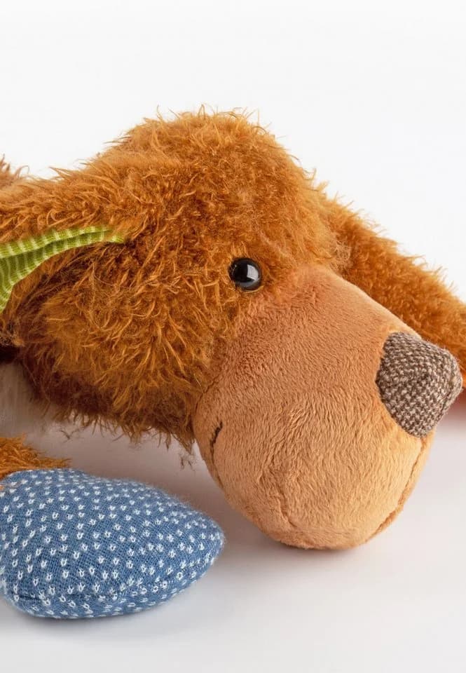 Sigikid Kuscheltier Patchwork Sweety Plüschhund Braun - Bild 5