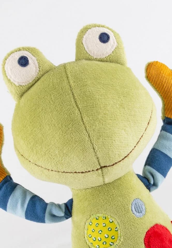 Sigikid Kuscheltier Patchwork Sweety Frosch Bunt/Grün - Bild 3