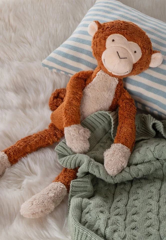 Sigikid Kuscheltier Green Organic Collection Braun Baumwolle - Bild 4