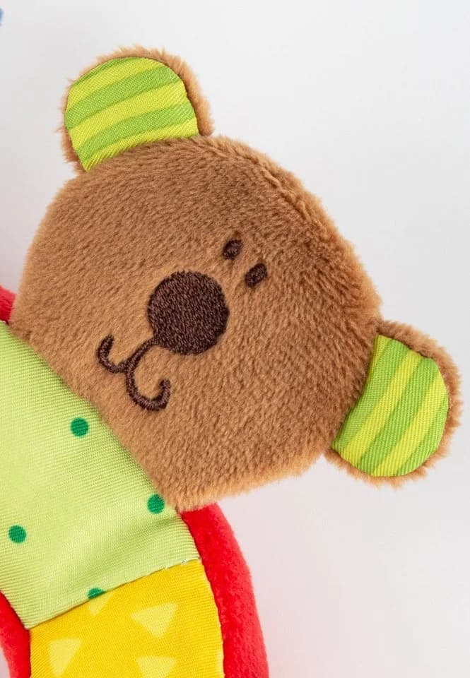 Sigikid Greifling Rasselring Bär Bunt 7 Senses Spielzeug - Bild 3