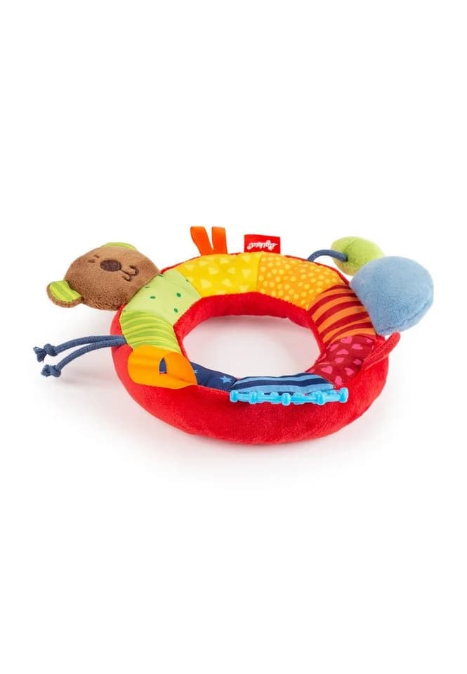 Sigikid Greifling Rasselring Bär Bunt 7 Senses Spielzeug - Bild 5
