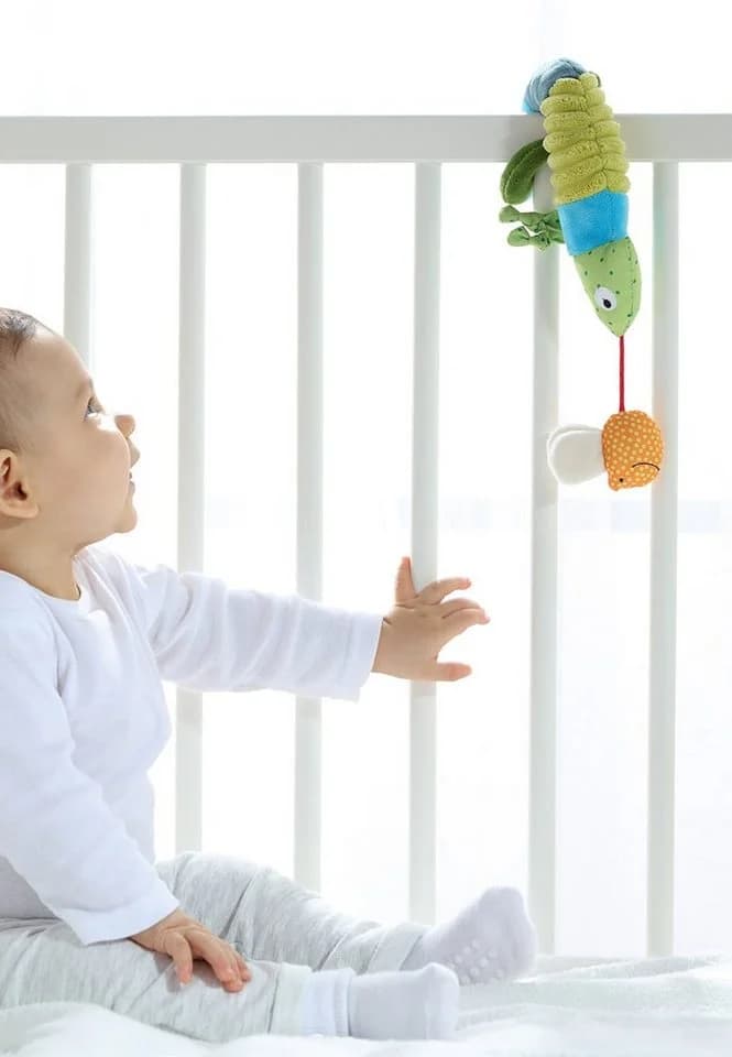 Sigikid Kinderwagenanhänger Ontour Chamäleon mit Rassel
