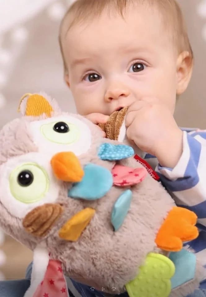 Sigikid Greifspielzeug PlayQ Plüschtier Beige