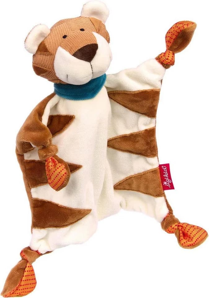 Sigikid Schnuffeltuch Tiger - Microplüsch Kuscheltuch für Babys