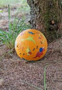 Sigikid Spielball Kautschuk Dino Orange 17cm Bild 5