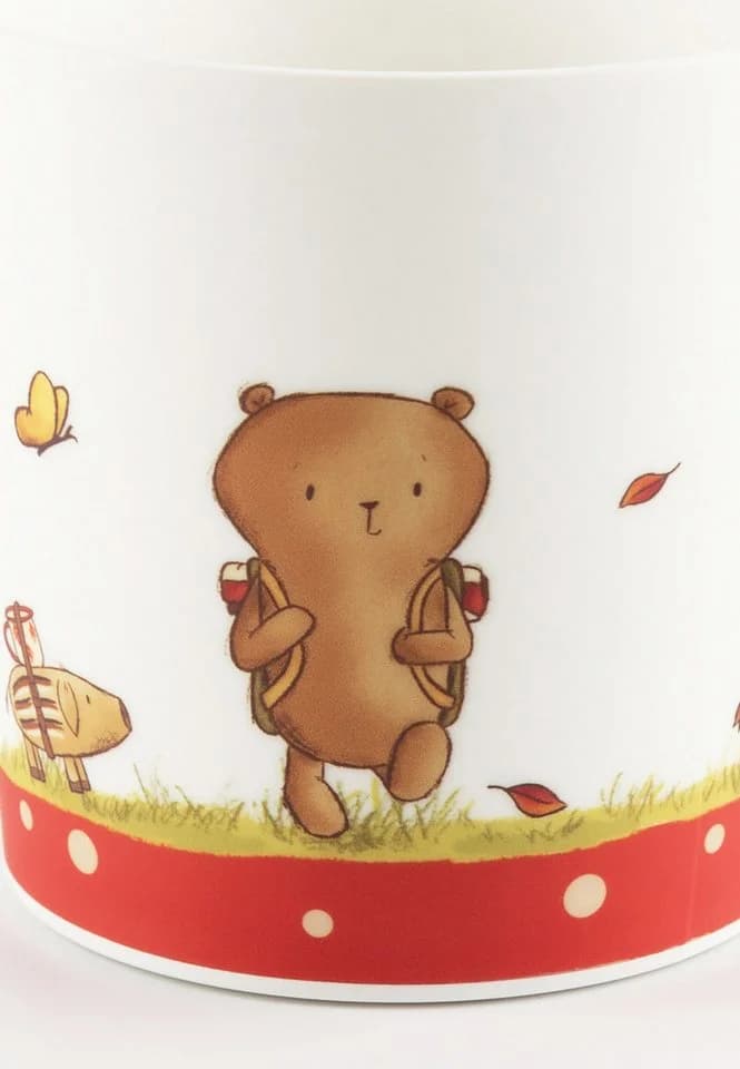 Sigikid Kinder Camping Tasse Mister OLui Biberbär rPET - Bild 4