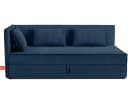 KONSIMO Boxspringbett ROTI 90x200 cm Blau Cord Bettkasten Bild 2