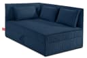 KONSIMO Boxspringbett ROTI 90x200 cm Blau Cord Bettkasten Bild 3