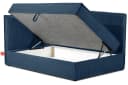 KONSIMO Boxspringbett ROTI 90x200 cm Blau Cord Bettkasten Bild 5