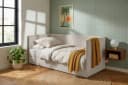 KONSIMO Boxspringbett ROTI Braun Cord Bettkasten Bild 1