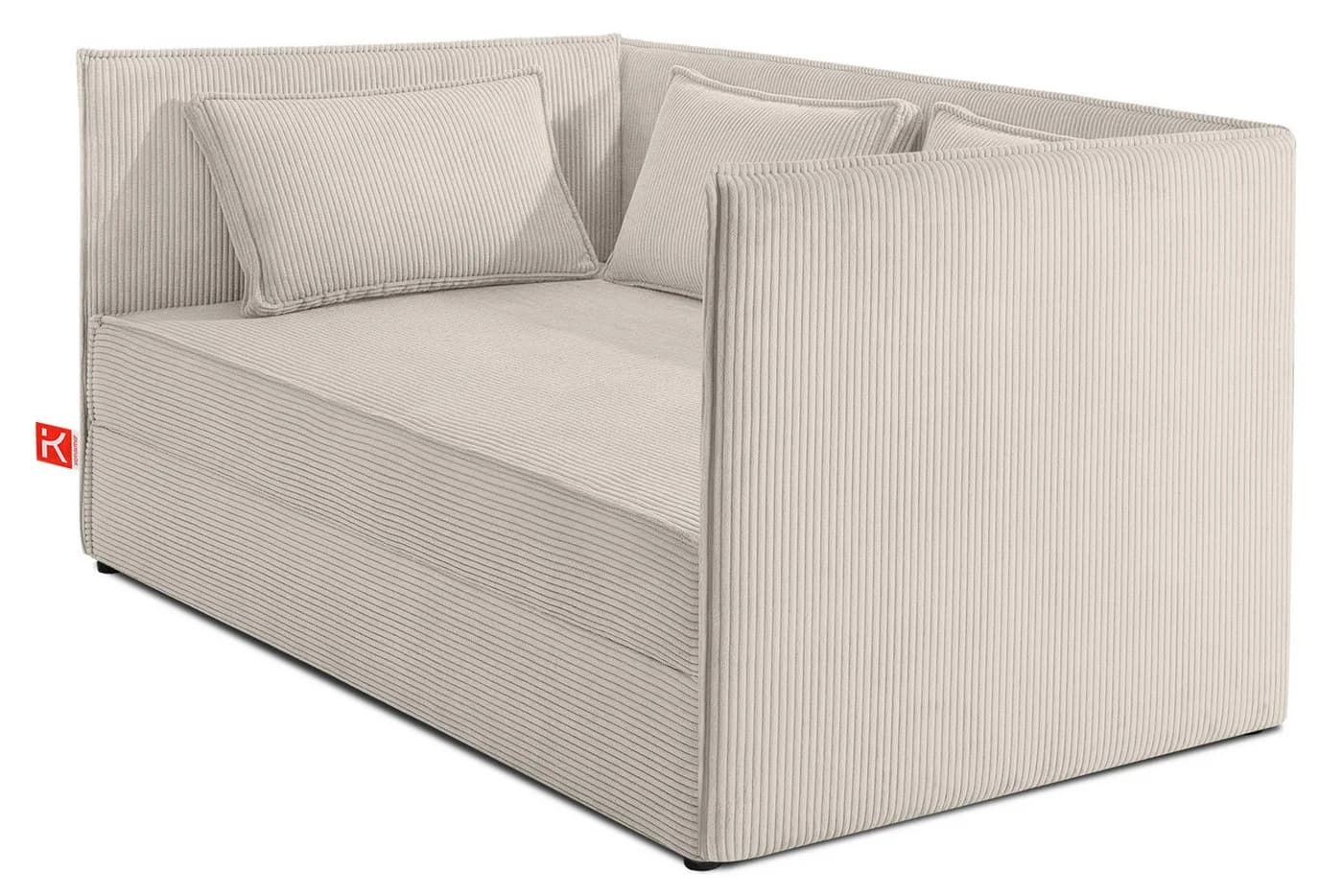KONSIMO Boxspringbett ROTI Braun Cord Bettkasten - Bild 3