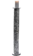 CASABLANCA BY GILDE Kerzenständer Purley Silber Metall 100cm Bild 2