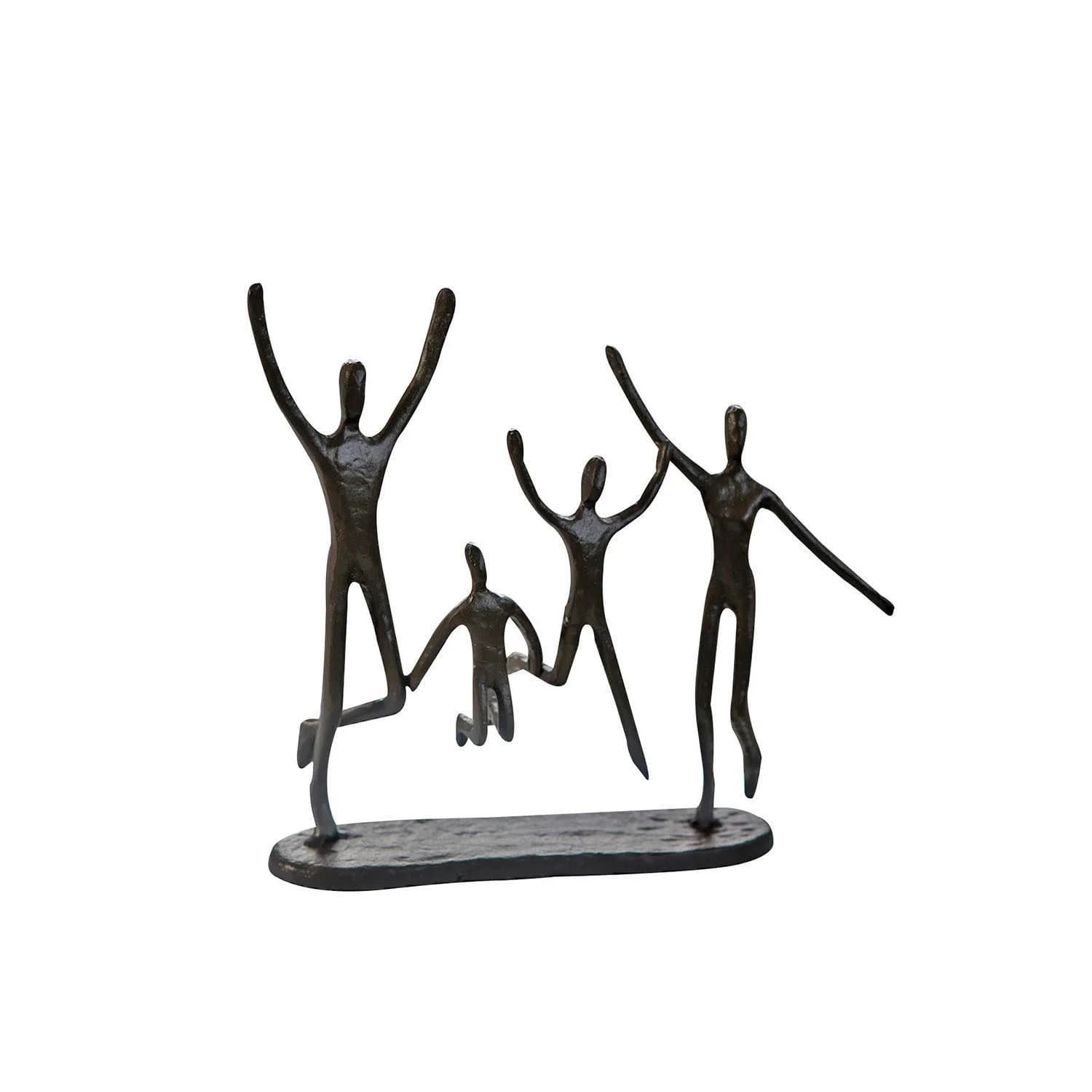Casablanca by Gilde Dekofigur Skulptur Jumping Braun