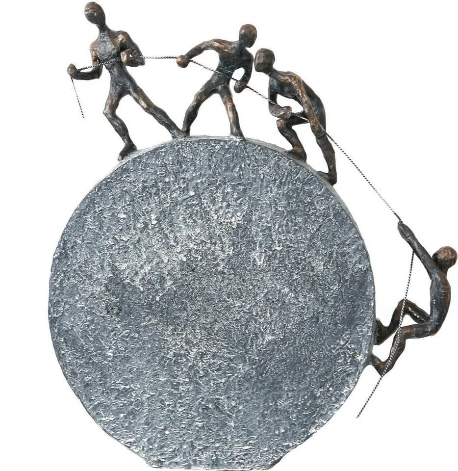 CASABLANCA BY GILDE Dekofigur Skulptur Lifting Bronze - Bild 2