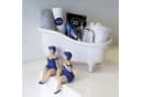 GILDE Dekofigur Becky 2er Set Blau Weiß Kunstharz Bild 1