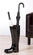 CASABLANCA BY GILDE Schirmständer Gummistiefel Schwarz Keramik Bild 1