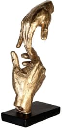 Casablanca by Gilde Skulptur Two Hands Dekofigur Gold Schwarz Bild 1